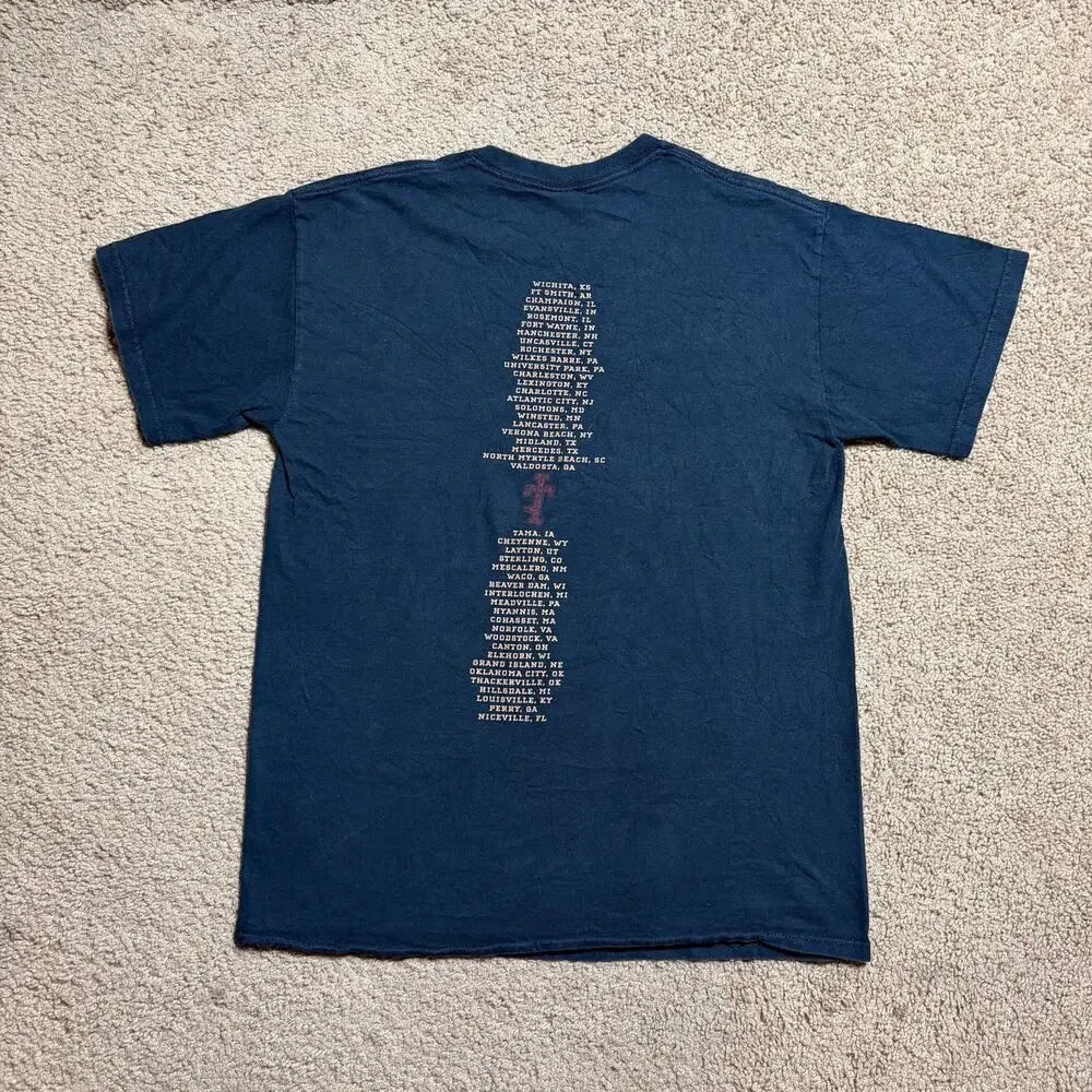 Vintage Y2K Josh Turner Tour T Shirt Men's Medium‎ Black Graphic